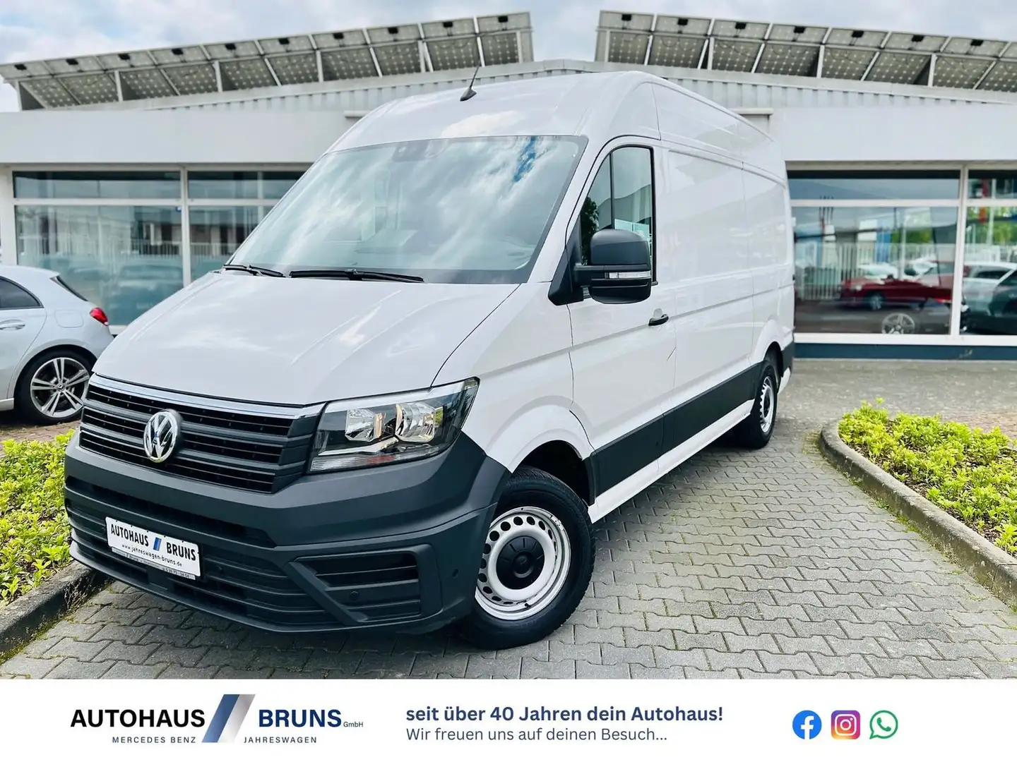 Volkswagen Crafter Kasten 35 Hoch, L3H3, RFK, Klima, PTS, Totw., Spur Weiß - 1
