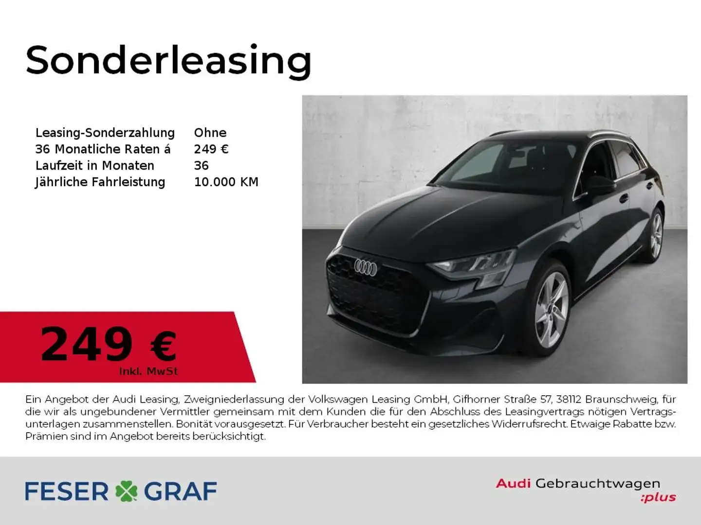Audi A3 35 TFSI 6 Gang - NAVI - VIRTUAL Grau - 1