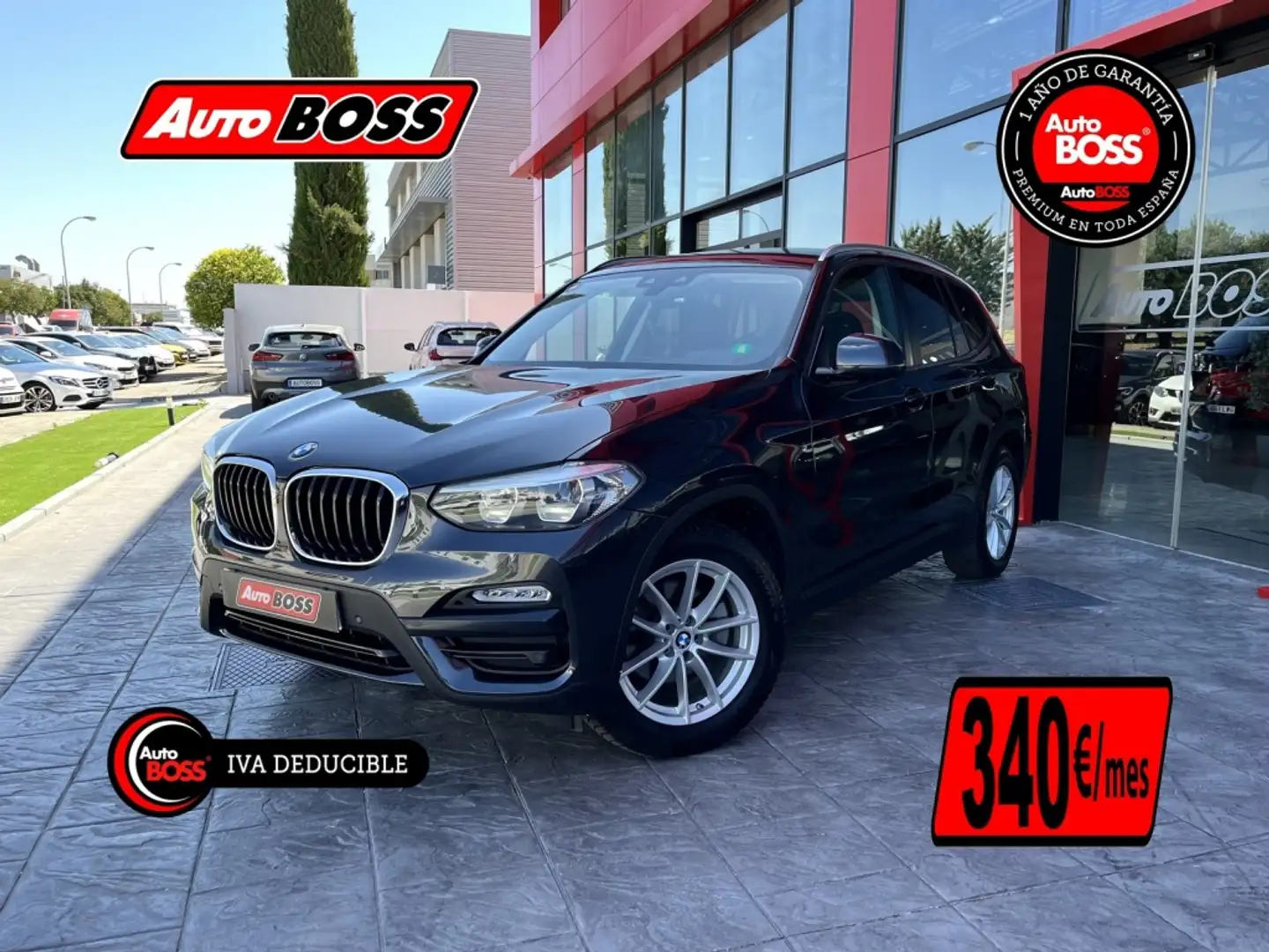 BMW X3 sDrive 18d Zwart - 1