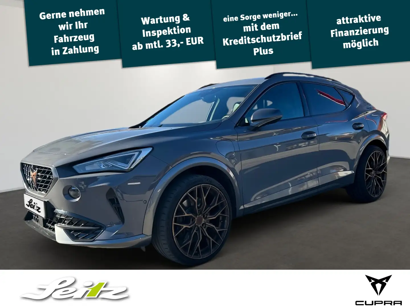 CUPRA Formentor 1.4 TSI e-Hybrid VZ *AHK*LED*KAMERA*NAVI* Grijs - 1