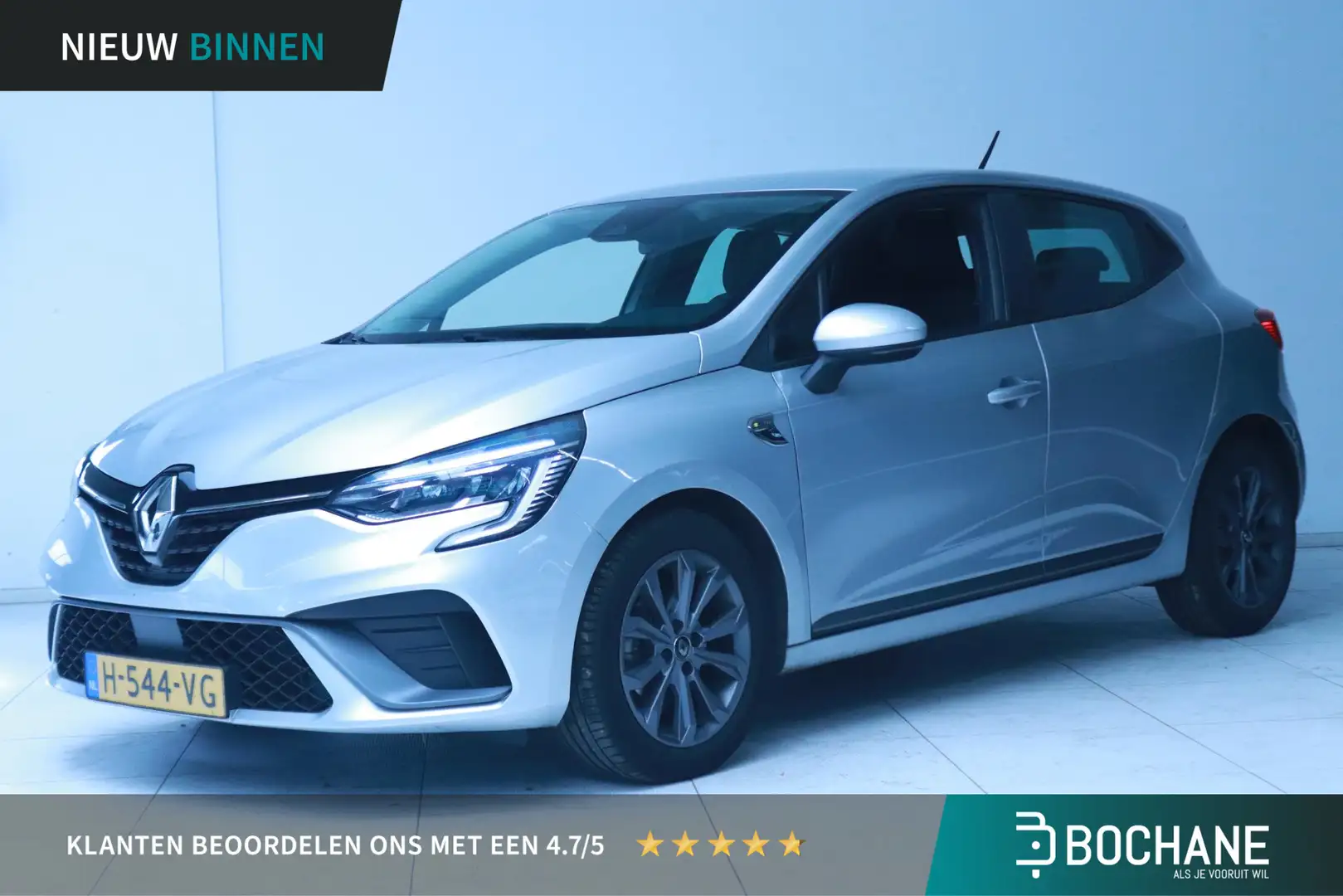 Renault Clio 1.0 TCe Zen Airco/Navi/Lichtmetalen Velgen Grijs - 1