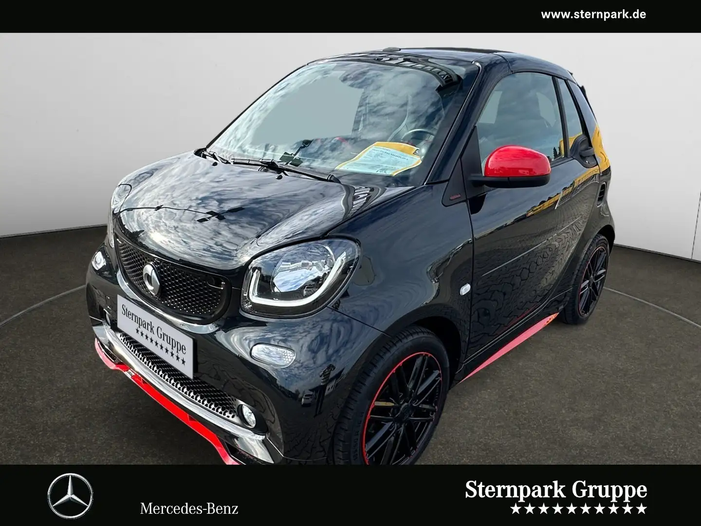smart forTwo ForTwo Cabrio NIGHTLOVE 1/100 NAVI*RFK*PTS*SHZ* BC Schwarz - 1