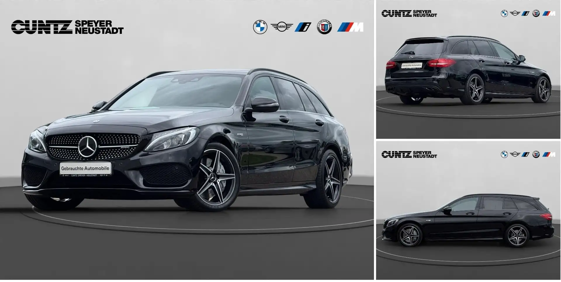 Mercedes-Benz C 43 AMG T Modell Night-Paket Rückfahrk. Klimaautomatik Att Schwarz - 1