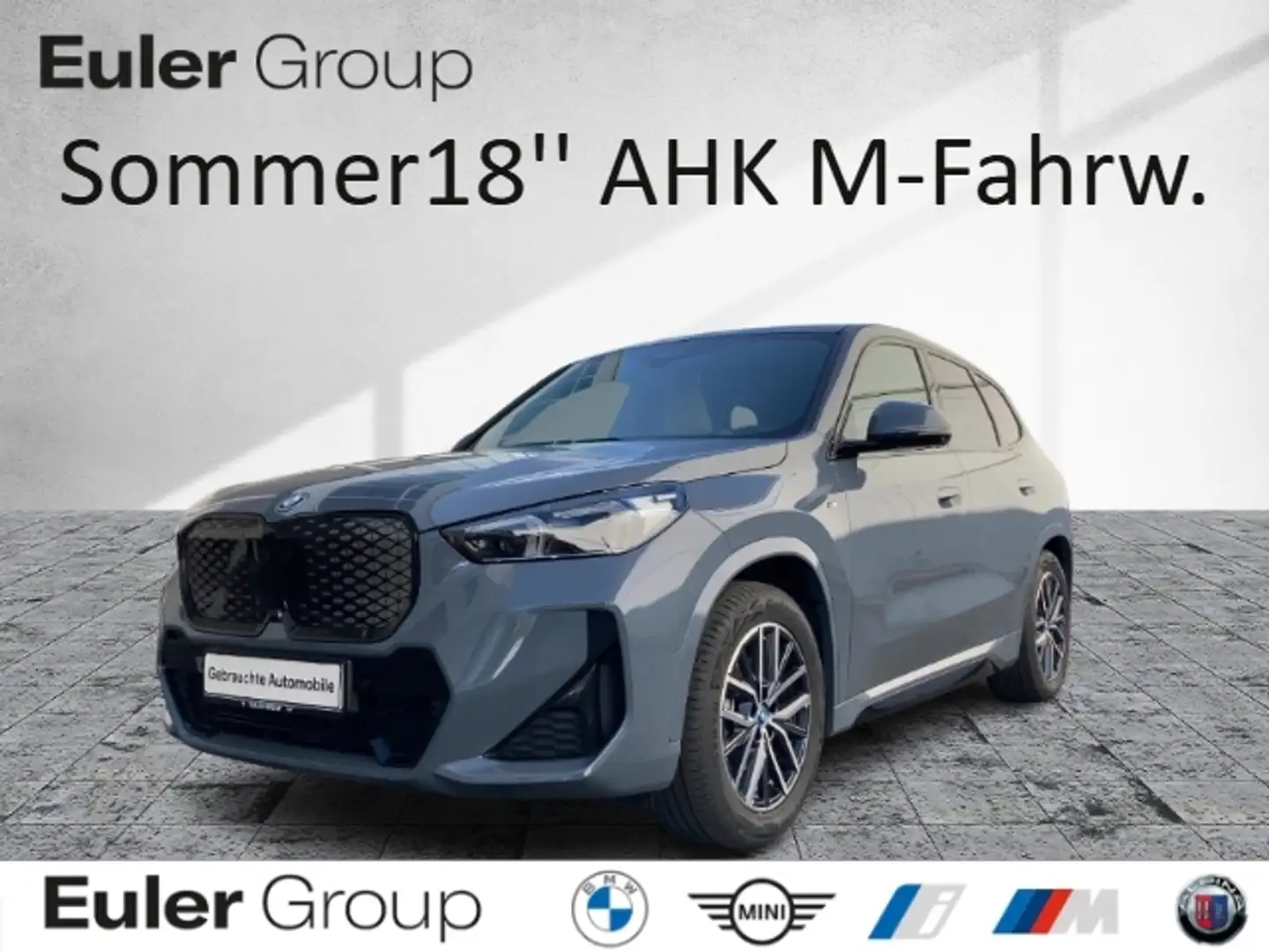 BMW iX1 eDrive 20 M-Sport Sommer18'' AHK M-Fahrw. ParkAss+ Grau - 1