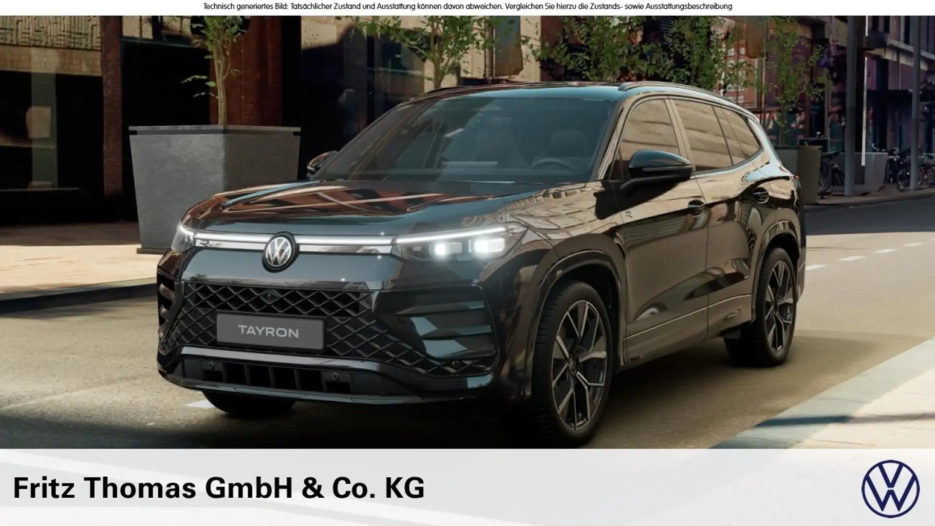 Volkswagen Tayron 2.0 l TDI DSG R-Line LED-Matrix Navi AHK Klima Negru - 1