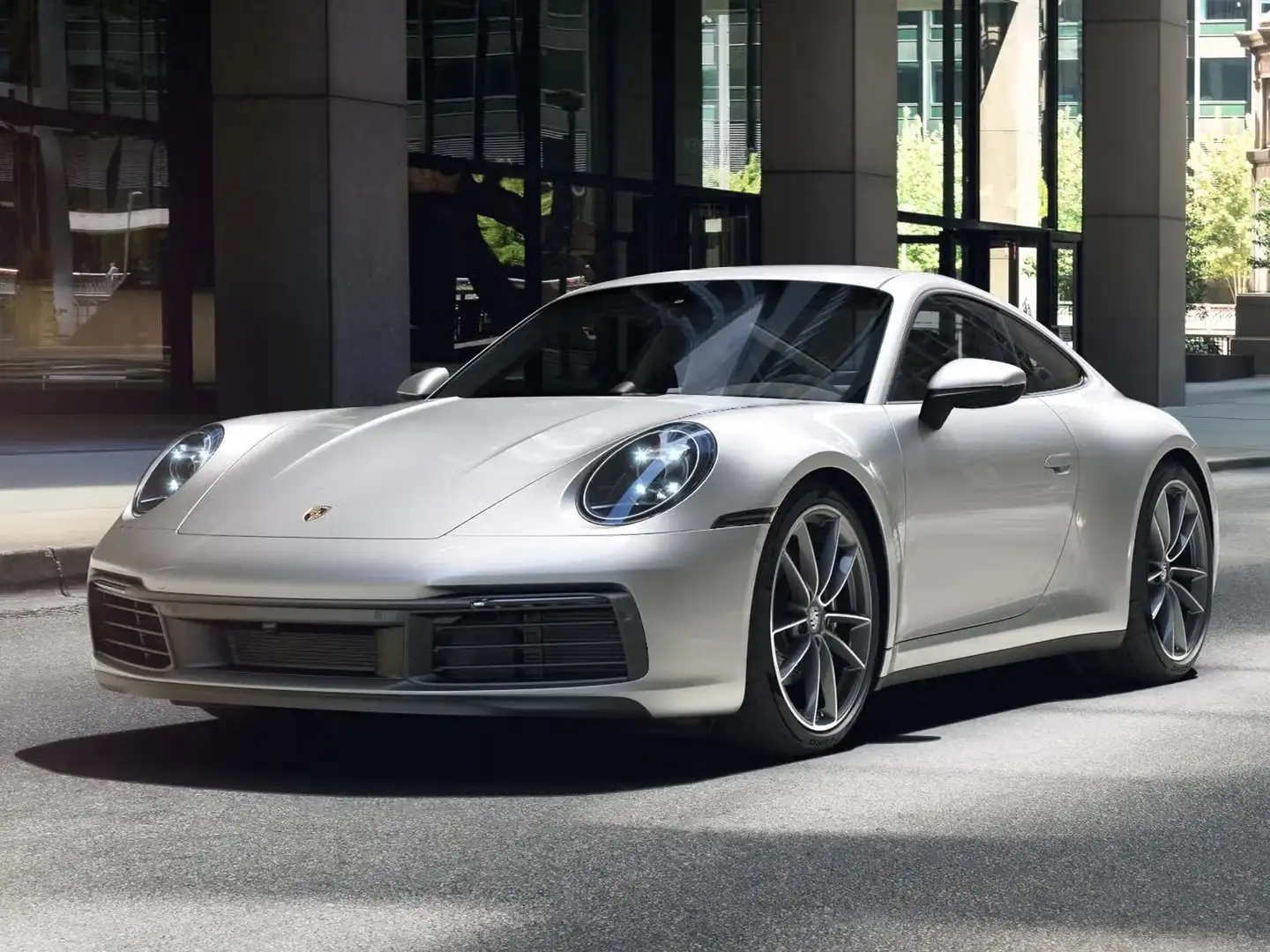 Porsche 992 coupe 3.0 carrera auto Silber - 1
