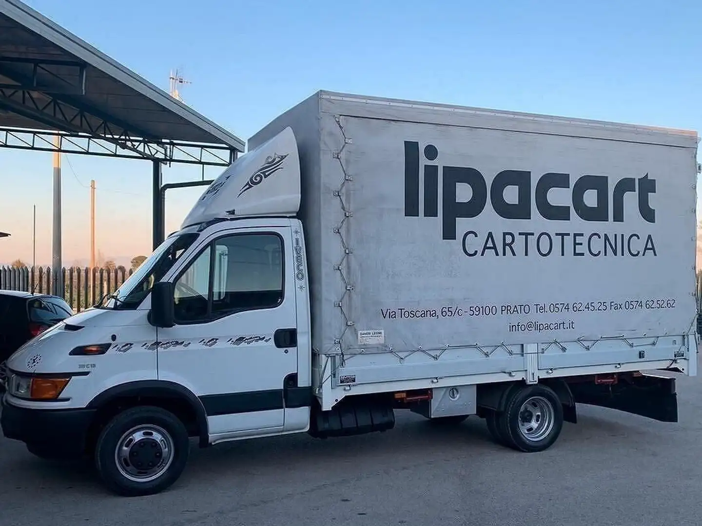 Iveco daily 35c13 centinato con porte posteriori Bianco - 2