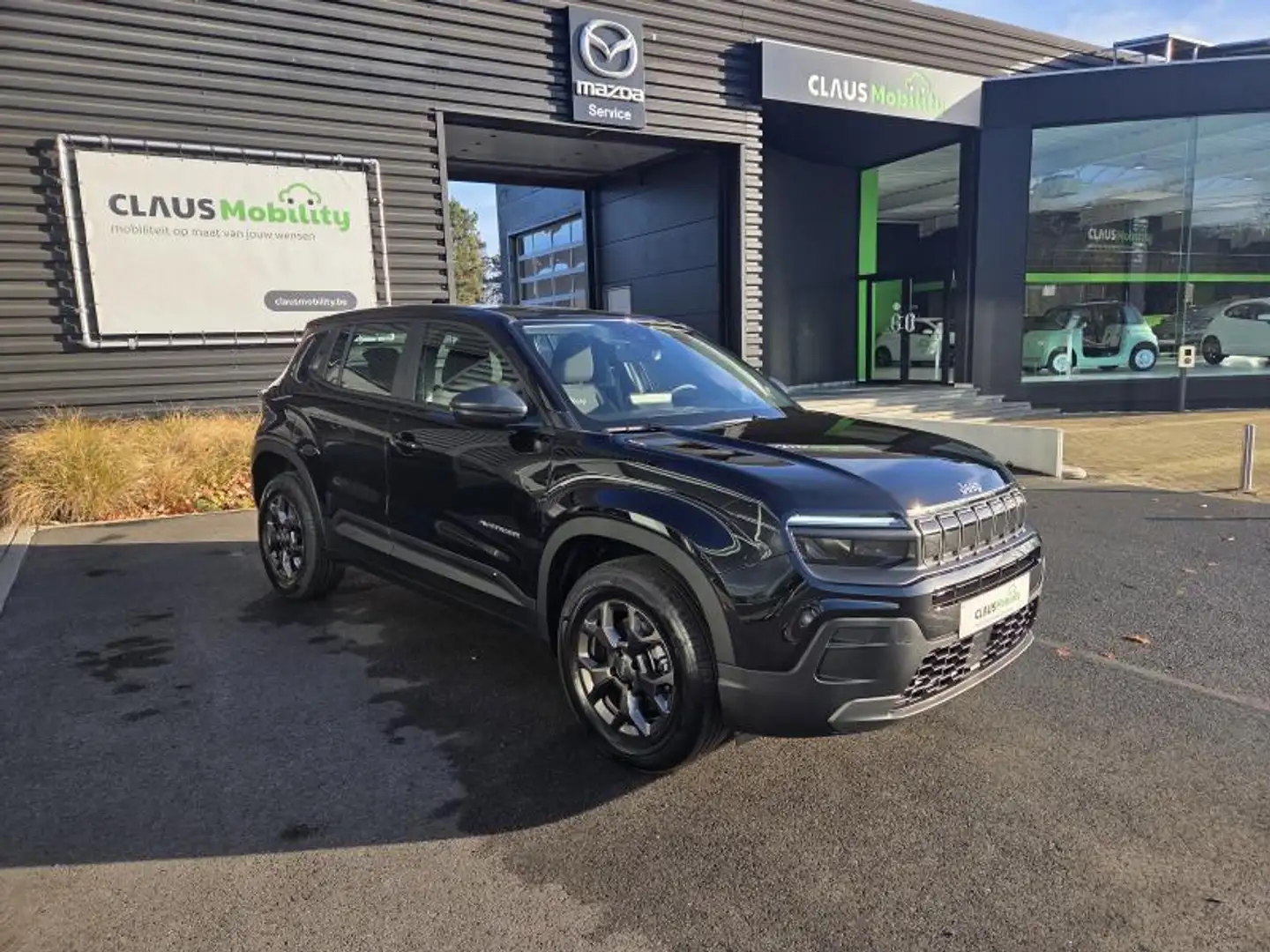 Jeep Avenger Longitude 1,2 MHev 110 Aut.+ Winterpack - NIEUW Zwart - 1