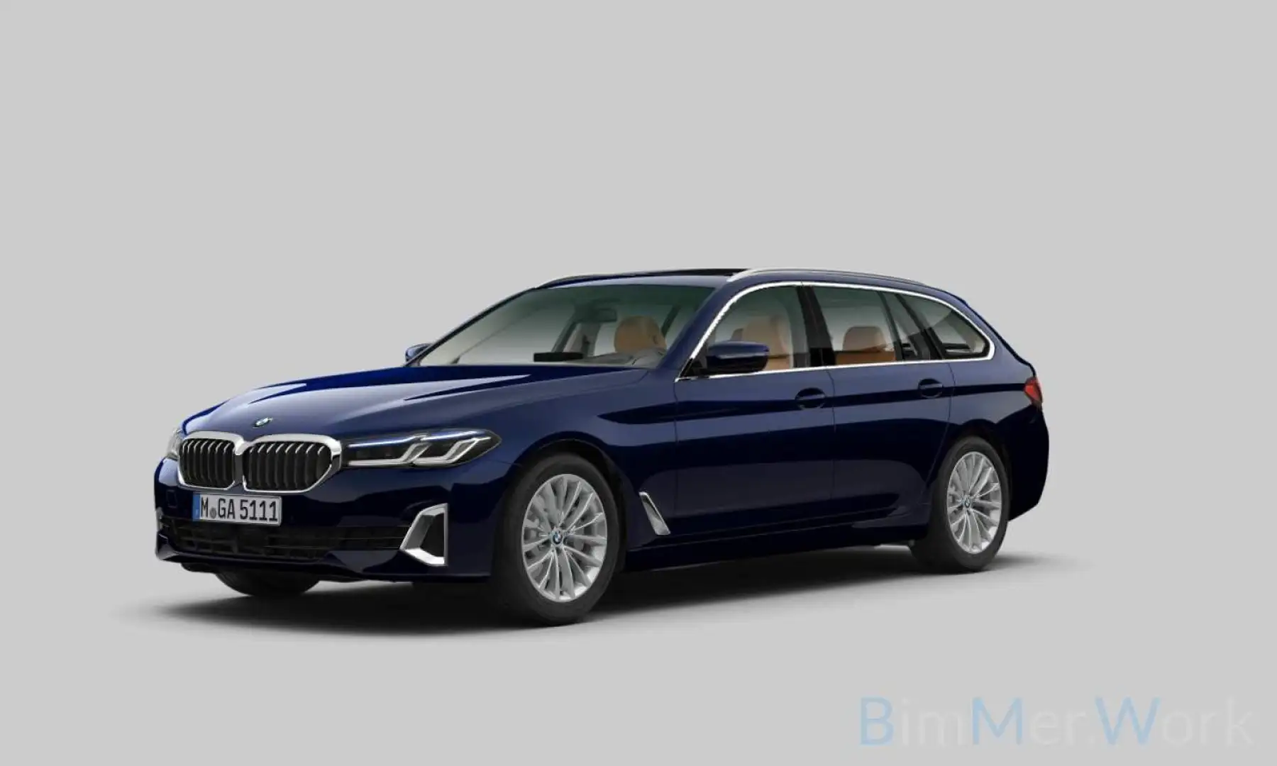 BMW 530 Luxury Line ACC DAB Kamera Laser HiFi Memor Blau - 1