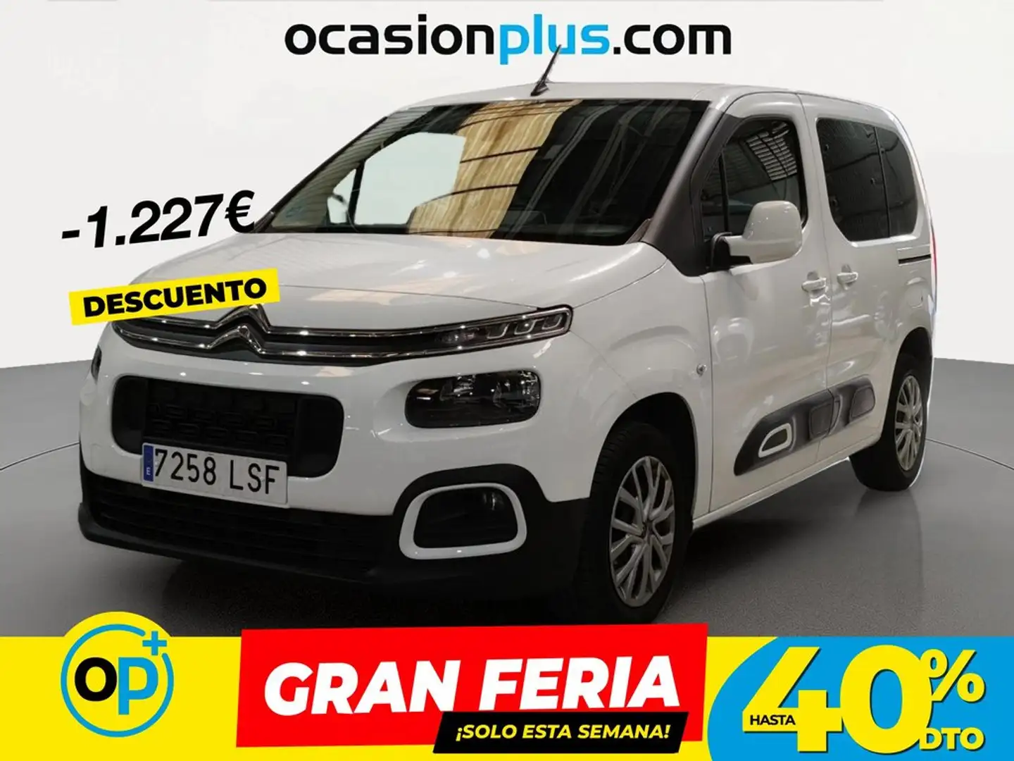 Citroen Berlingo BlueHDi S&S Talla M Feel 100 Blanco - 1