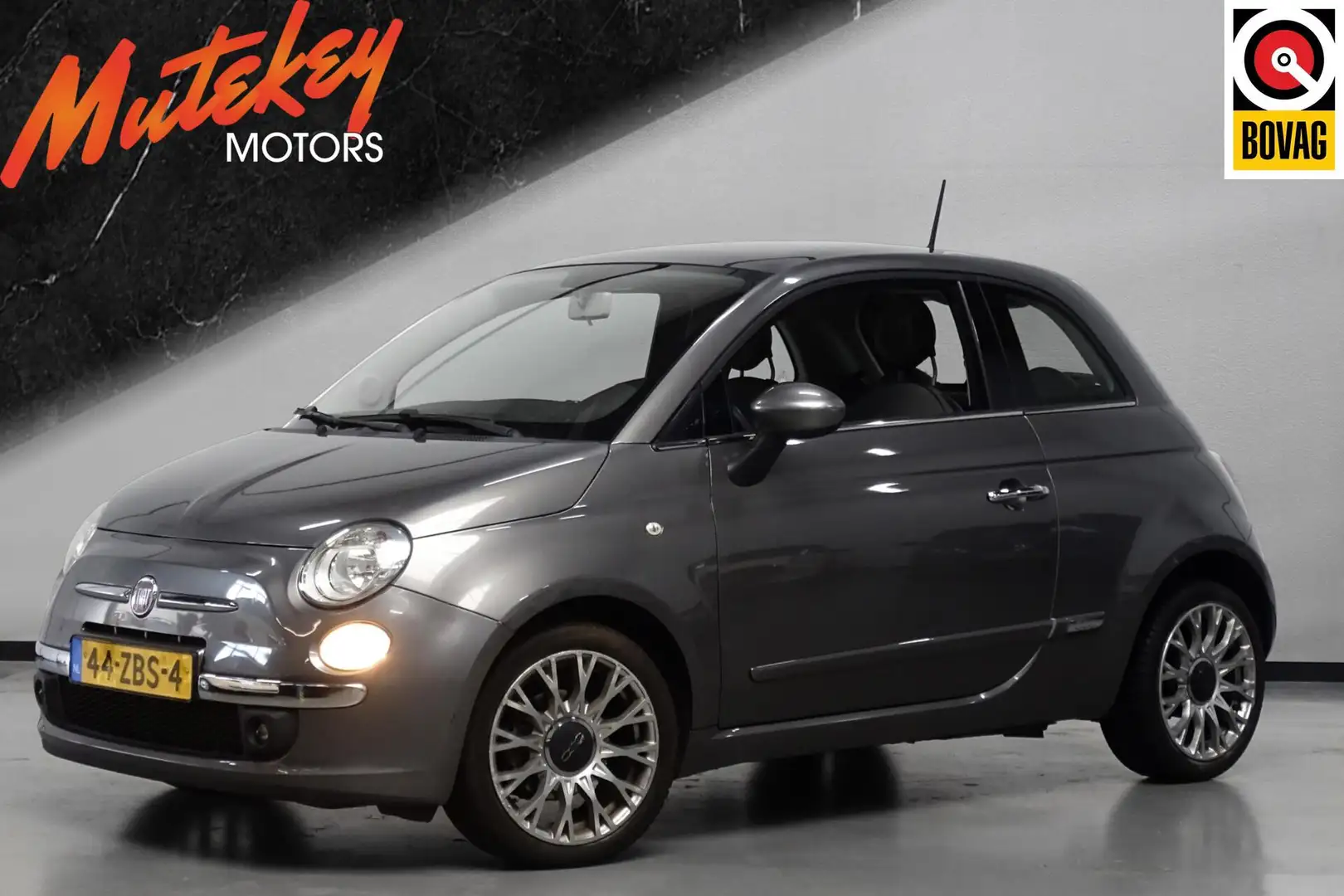 Fiat 500 0.9 TwinAir Lounge | Airco | Pano |1e eigenaar Gris - 1