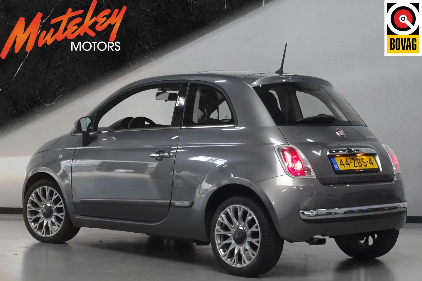 Fiat 500 0.9 TwinAir Lounge | Airco | Pano |1e eigenaar Gris - 2