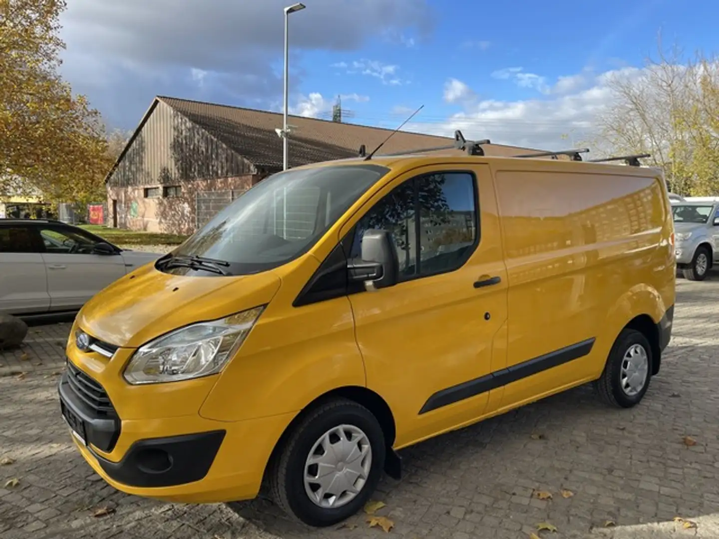 Ford Transit Custom 270 2.2TDCi KLIMA*AHK*1Hand* Jaune - 1
