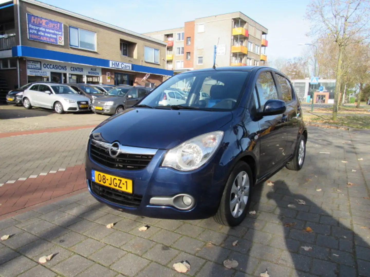 Opel Agila 1.2 16V 63KW Enjoy Airco Bleu - 1