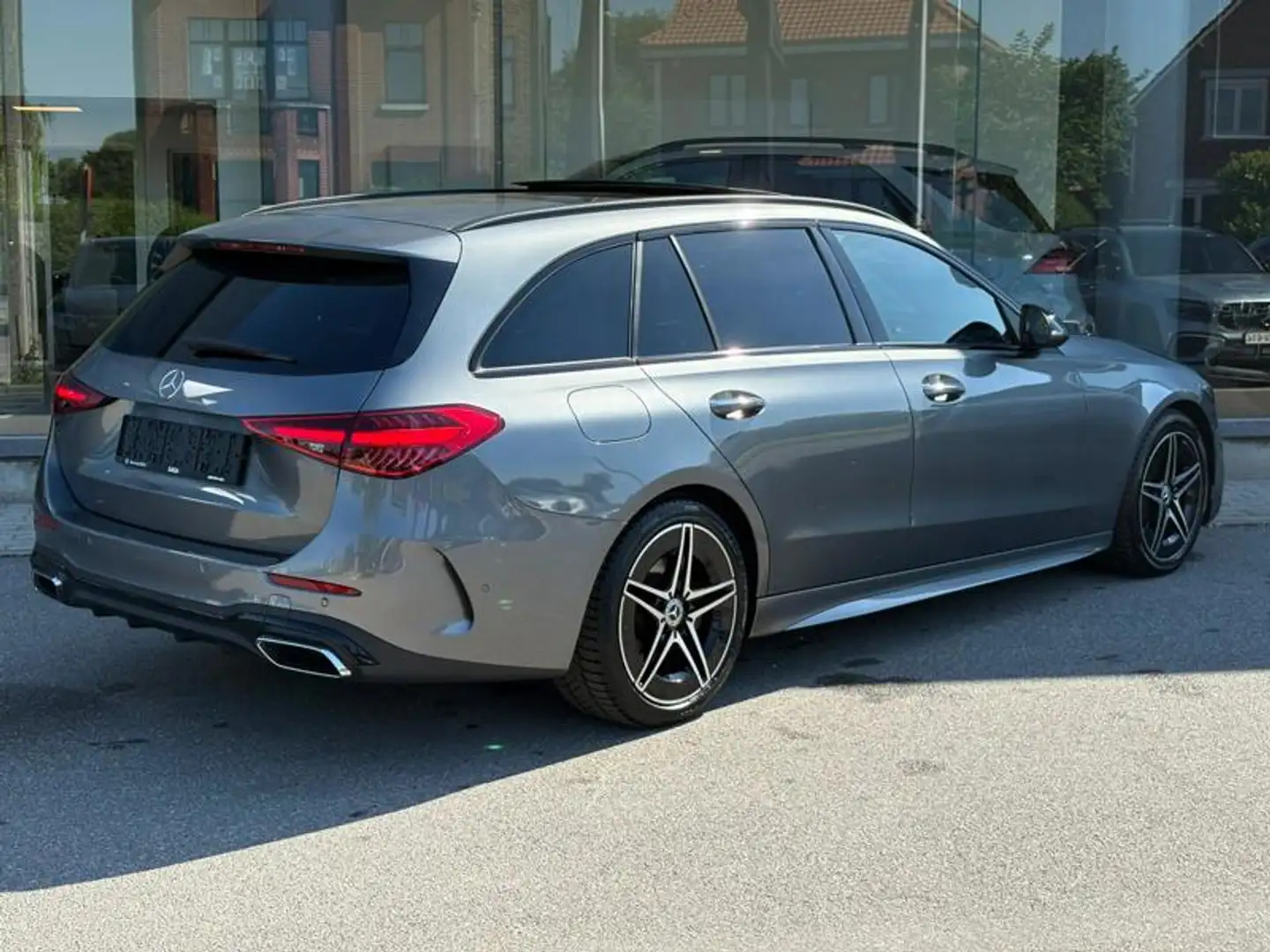 Mercedes-Benz C 200 d Break AMG Pack Night Pano Gris - 2