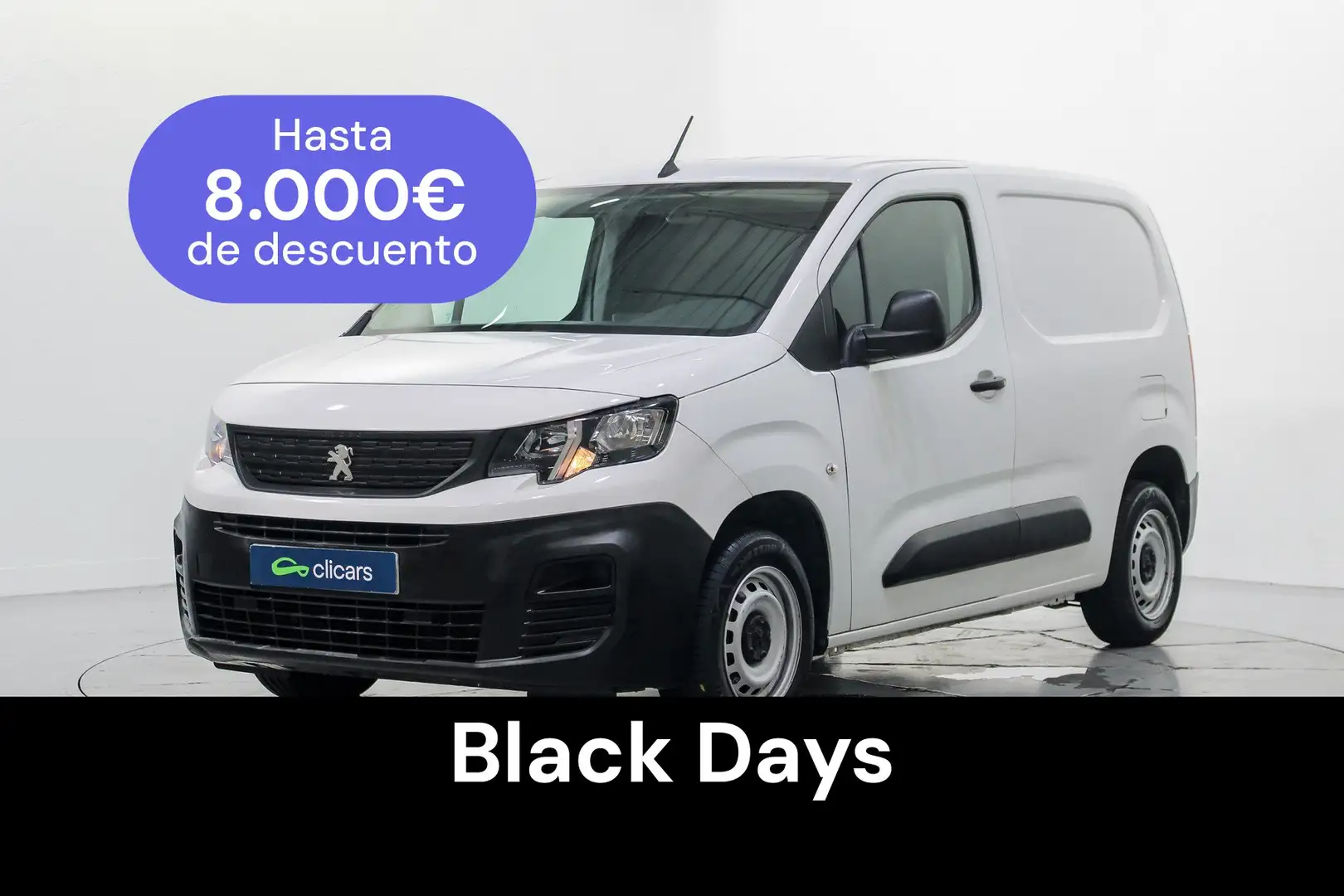 Peugeot Partner 1.5BlueHDI S&S Pro Standard 600kg 100 Blanc - 1