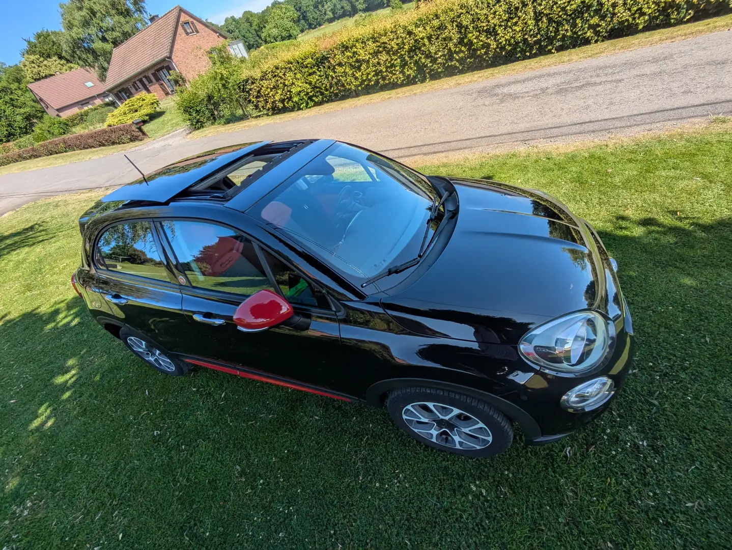 Fiat 500X 500X 1.6i E-torq Rosso Amore Noir - 1