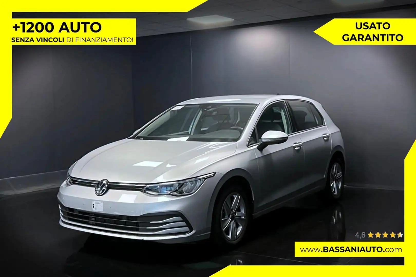 Volkswagen Golf 1.0 eTSI EVO DSG Life Argent - 1