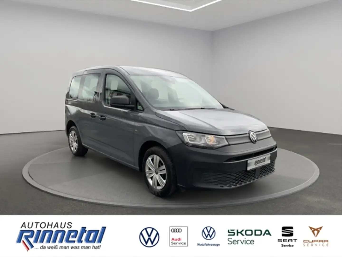 Volkswagen Caddy Kombi 1.5 TSI KLIMAAUT+PDC V+H+GRA+TEL VORB+EL BE Grijs - 2
