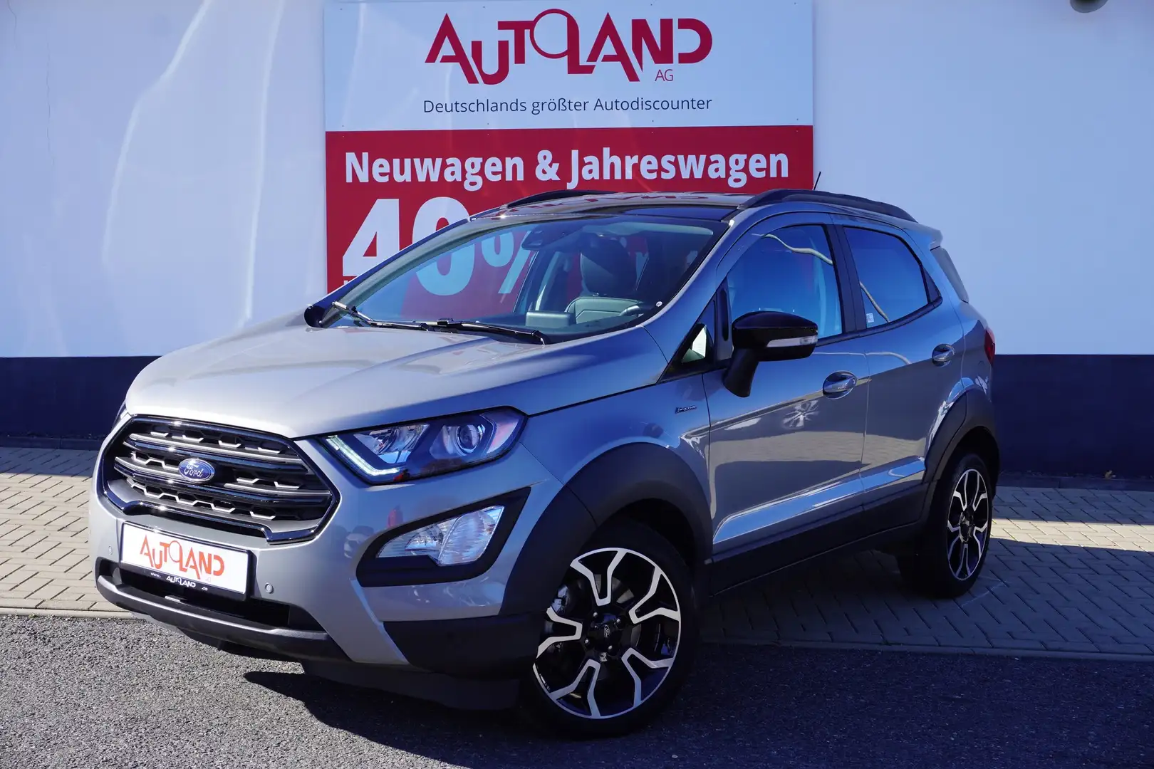Ford EcoSport 1.0 EB Active LED Navi AHK B&O DAB Grau - 2