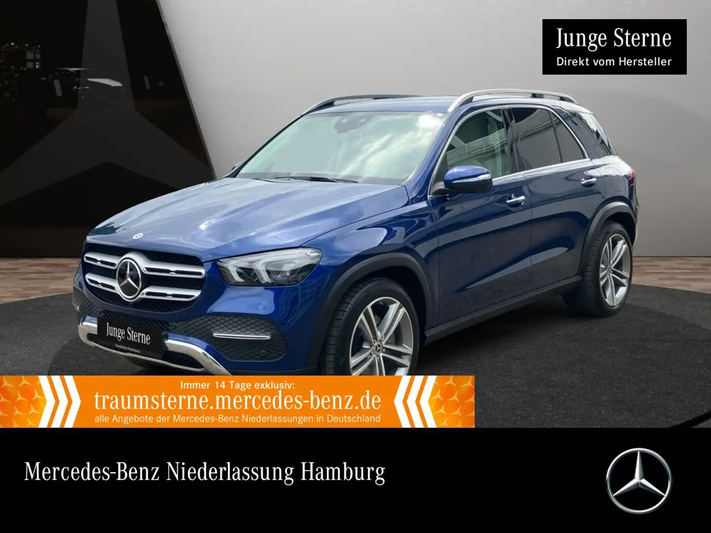 Mercedes-Benz GLE 350 e 4M EXCLUSIVE+360+LED+FAHRASS+21"+KEYLESS Blau - 1
