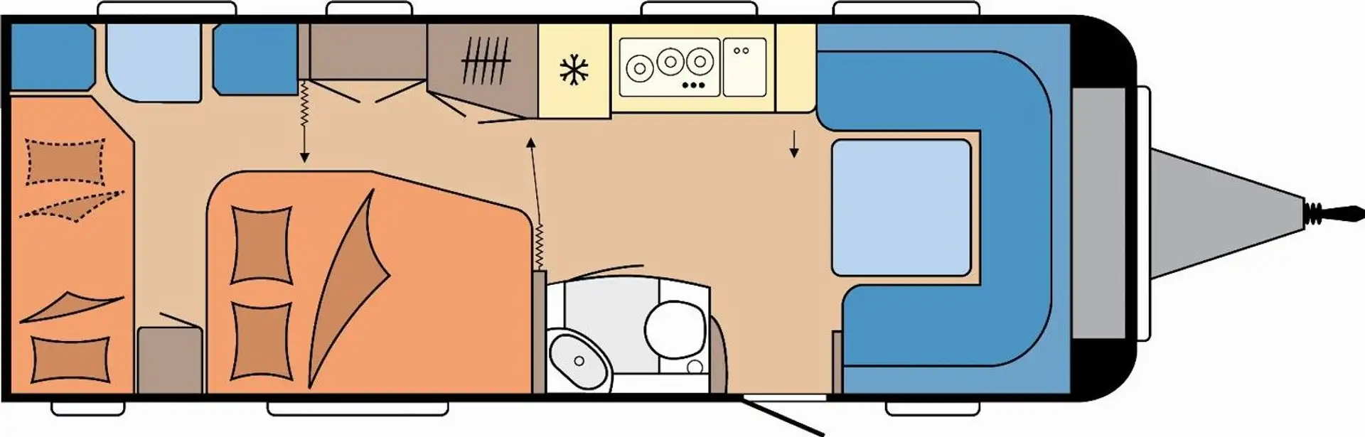 Hobby Prestige 650 KFU Modell 2025 Weiß - 2