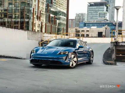 Blue 2021 Porsche Taycan Automatic