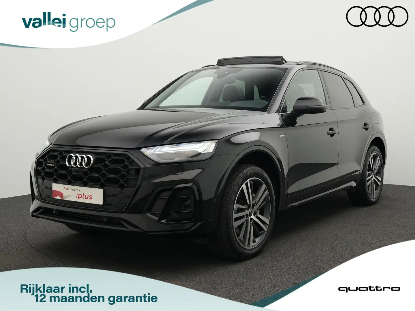 Audi Q5 50 TFSI e 299 pk S-tronic S edition / S-Line | Pan Zwart - 1