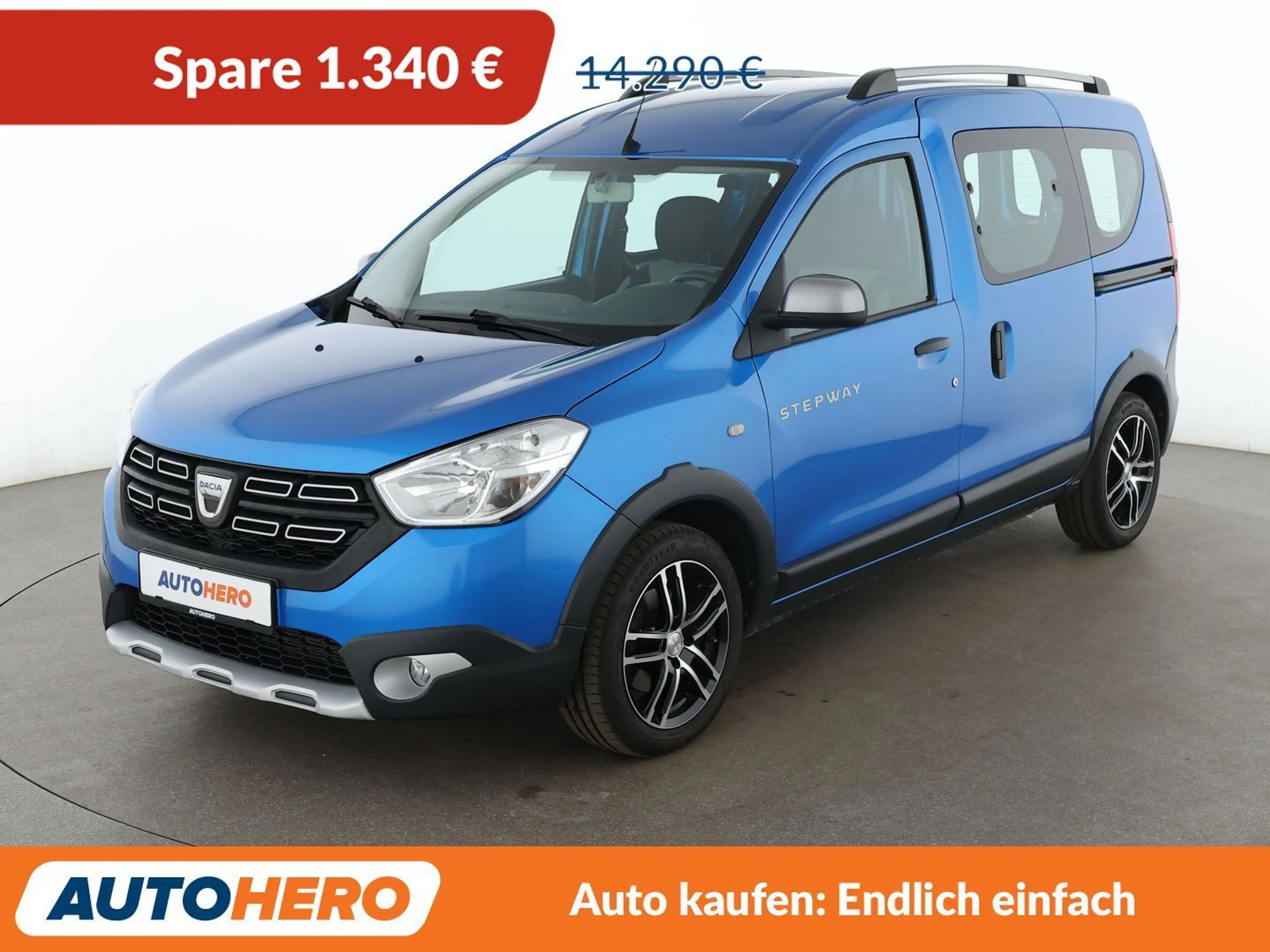 Dacia Dokker 1.3 TCe Stepway Plus*NAVI*TEMPO*CAM*PDC*KLIMA*