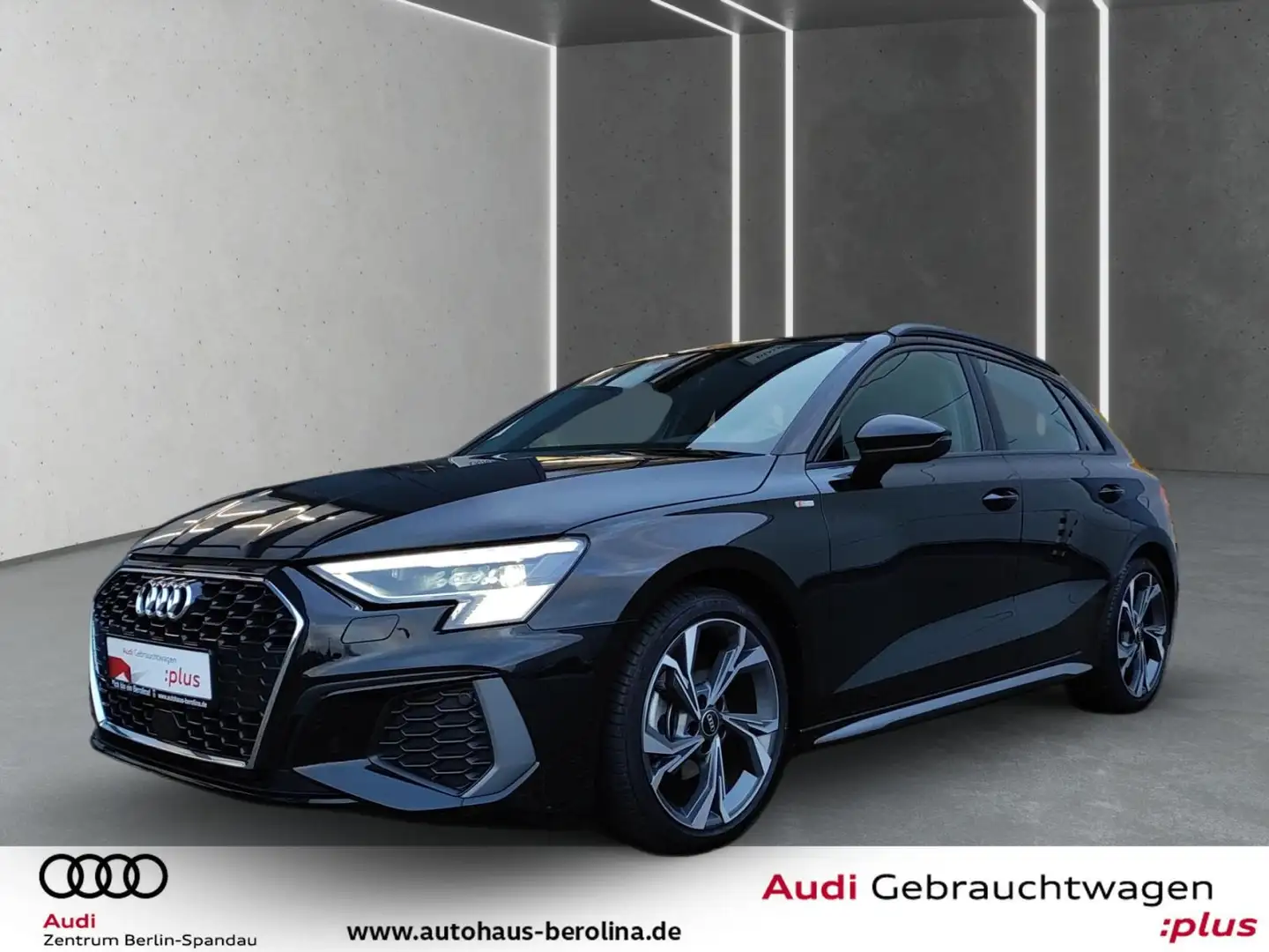 Audi A3 35 TFSI S line S tronic *MATRIX* Schwarz - 2