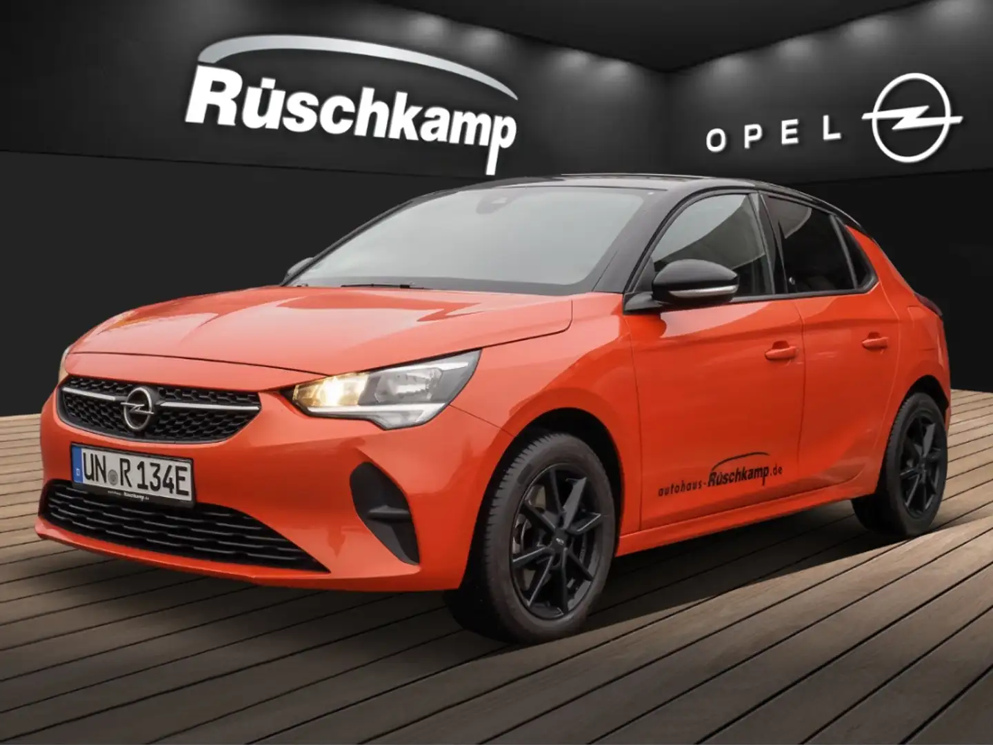 Opel Corsa-e F Edition Klimaauto DAB dig.Kombiinstr. Allwetter Orange - 1
