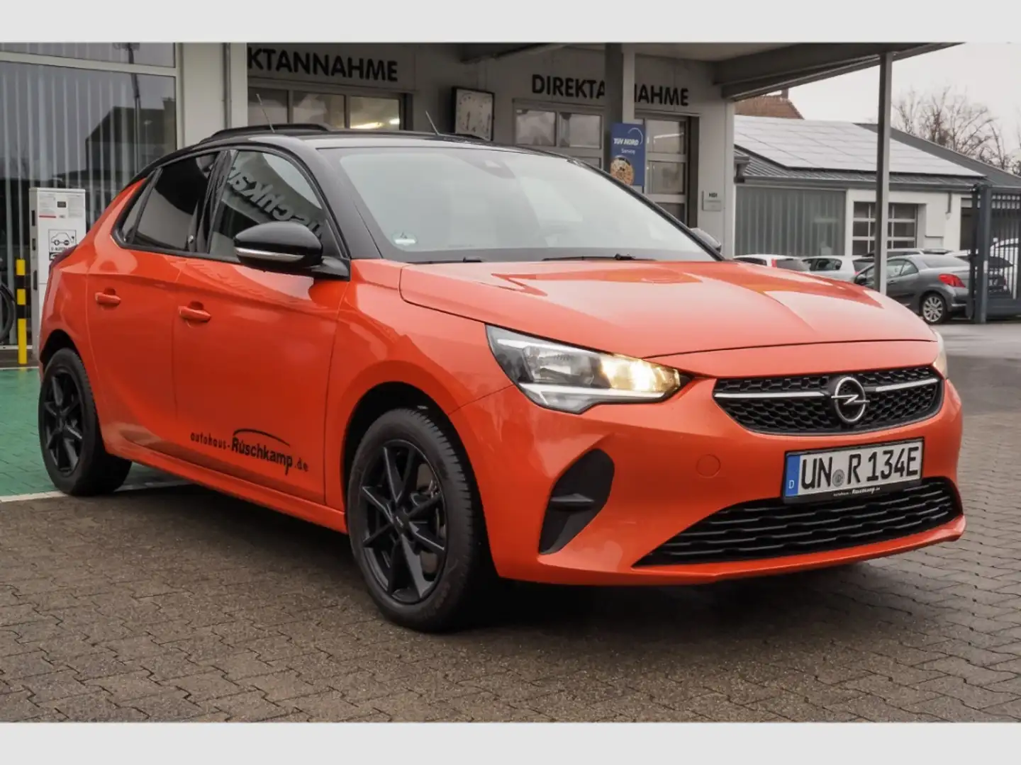 Opel Corsa-e F Edition Klimaauto DAB dig.Kombiinstr. Allwetter Orange - 2