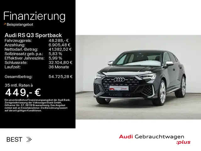 Audi RS Q3 Assist, SONOS, Navi, RS-Abgas