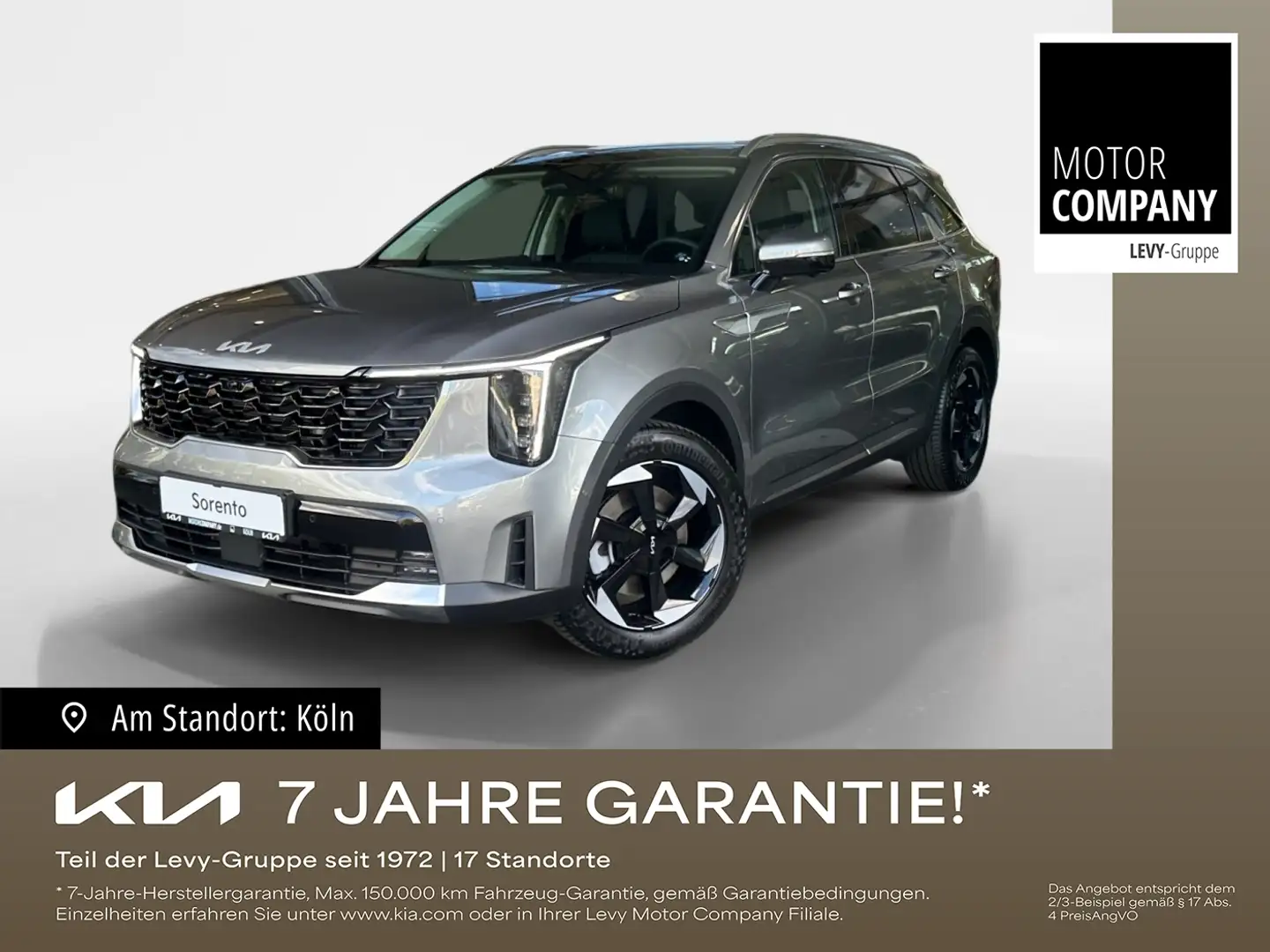 Kia Sorento 2.2 CRDi Spirit +MY26+Panorama+DriveWise+ Gris - 1