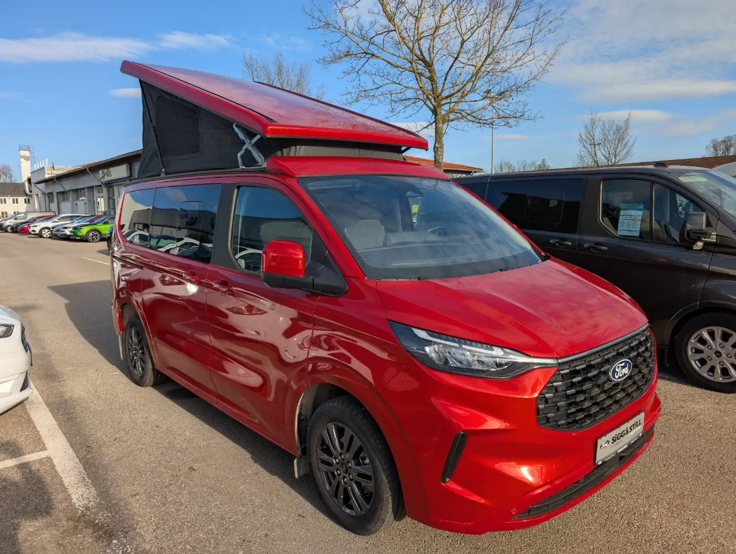 Ford Nugget Titanium 320 L1 Aufstelldach NEUES MODELL Red - 2