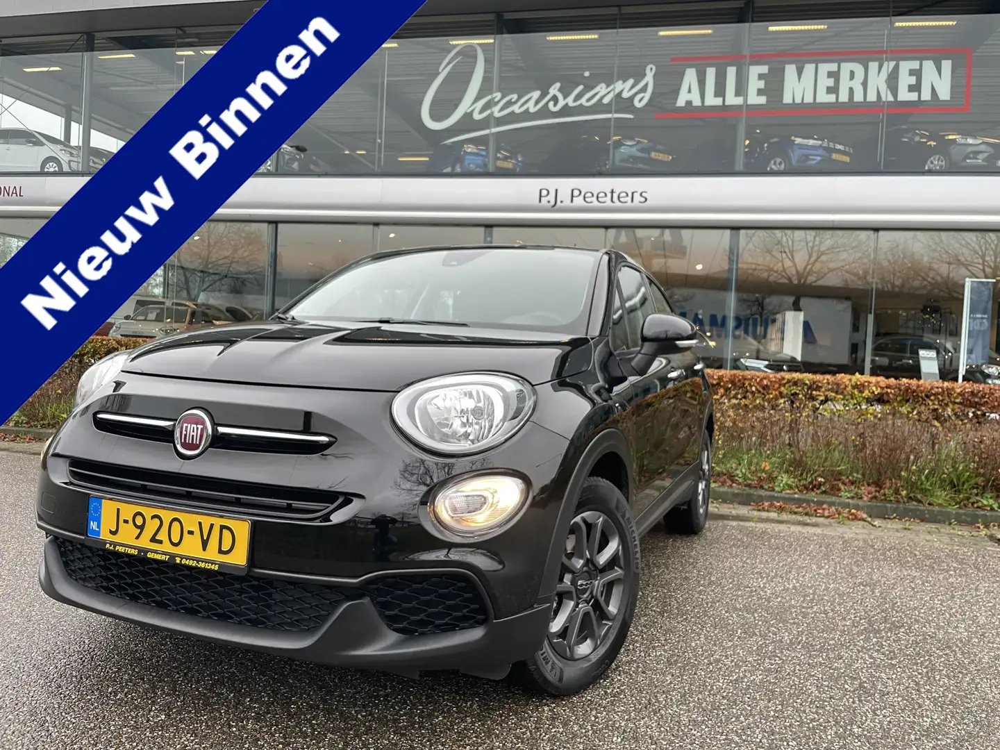 Fiat 500X 1.0 GSE Urban 120 th edition Airco - Cruise contro Noir - 1