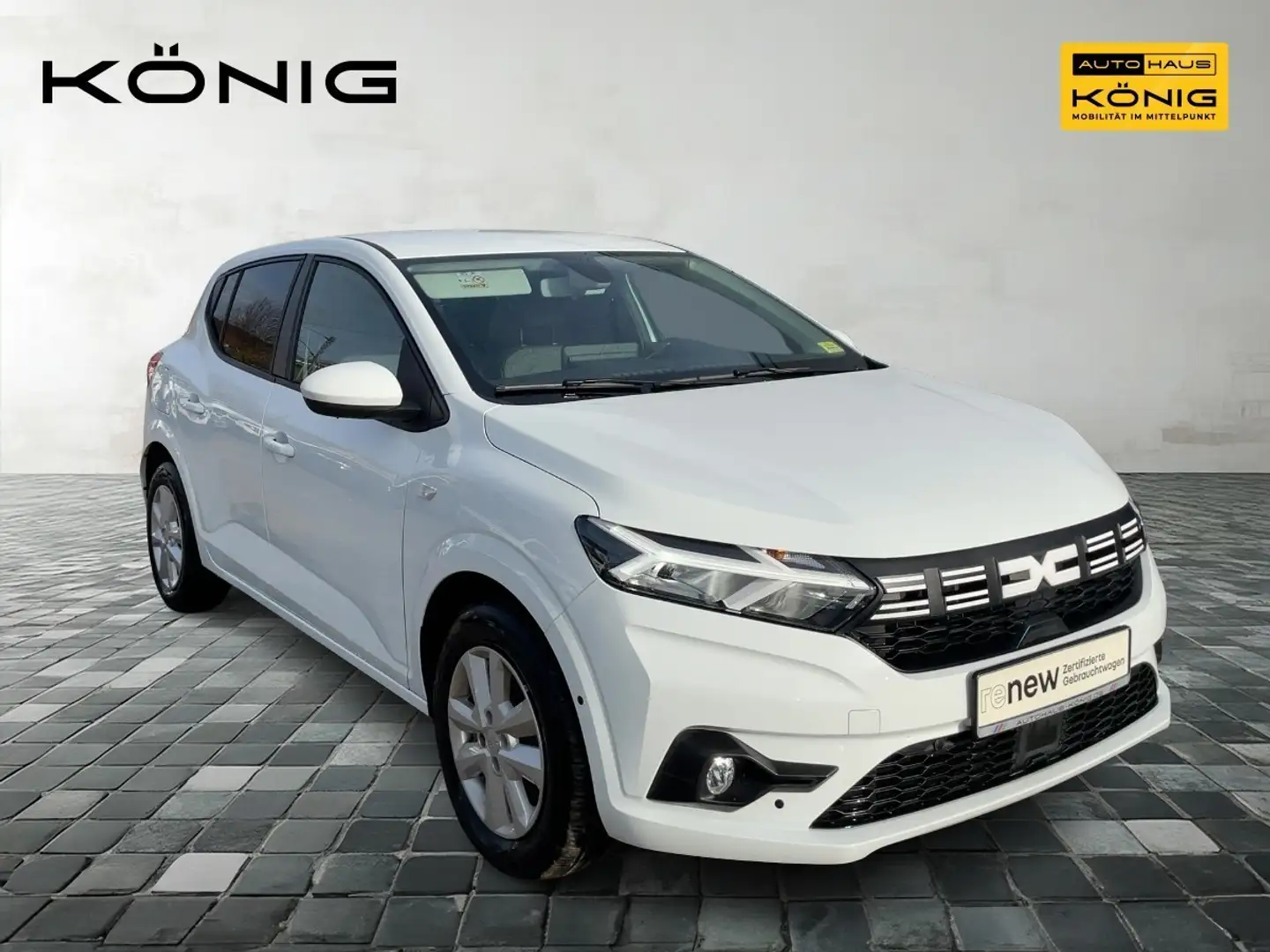 Dacia Sandero III 1.0 TCe 90 Expression Navi*Klima*PDC Weiß - 2