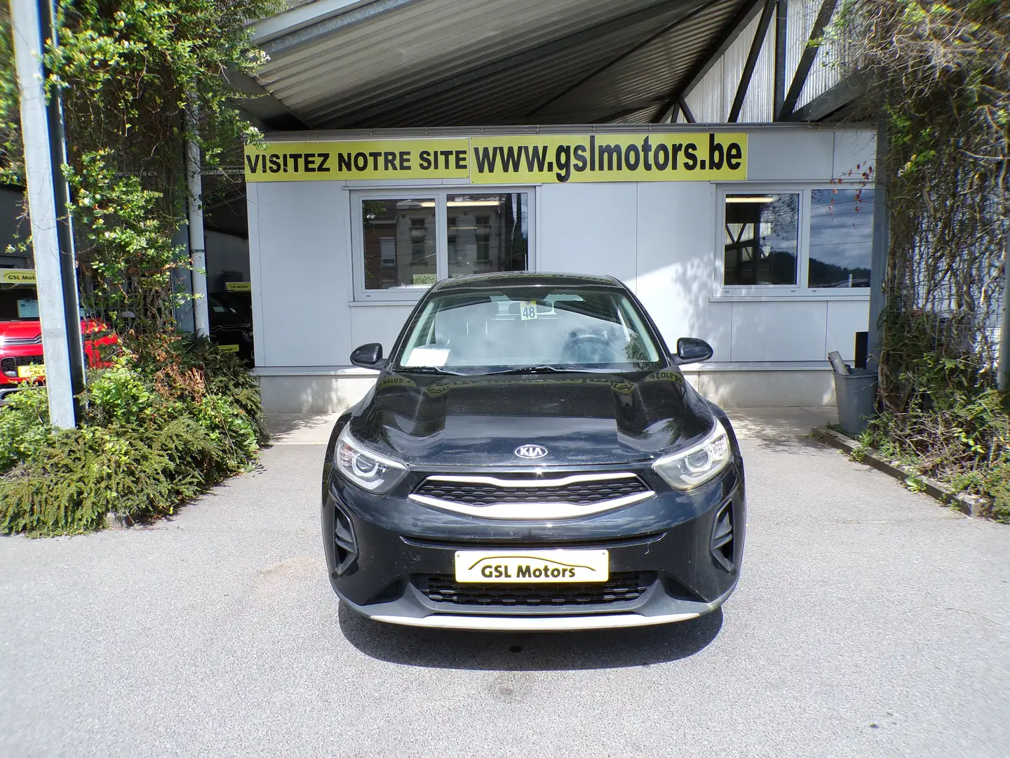 Kia Stonic 1.2i 84cv noir 01/18 86.613km Airco GPS Caméra Negru - 2