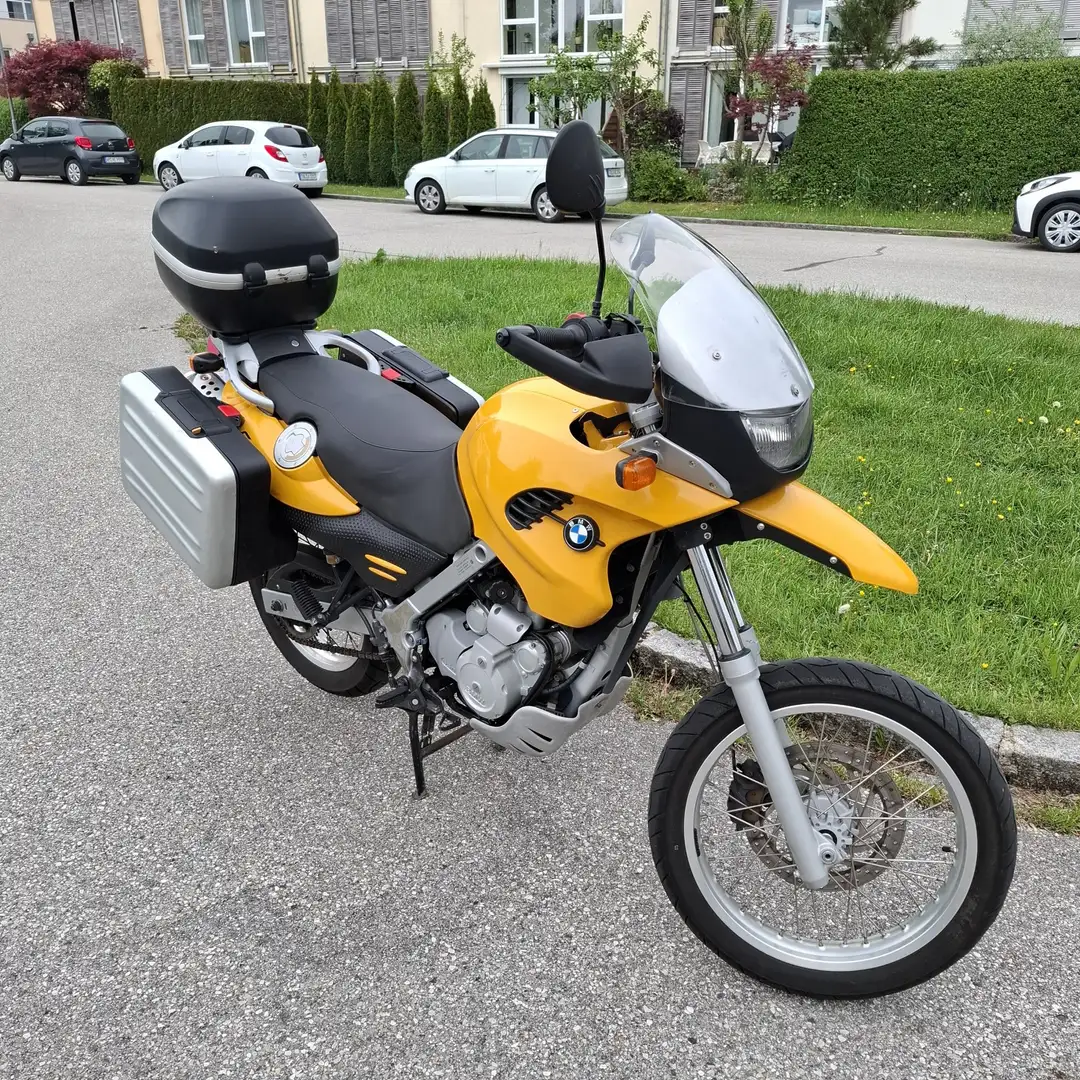 BMW F 650 GS ABS, Griffheizung, Lenkerprotektoren Żółty - 2
