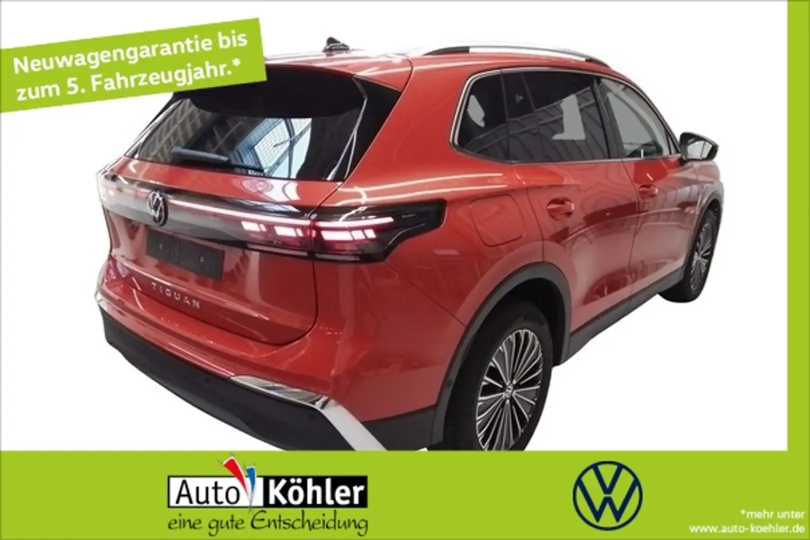 Volkswagen Tiguan Elegance TDI CarPlay/AHK/Virt/ACC/Kamera Rot - 1