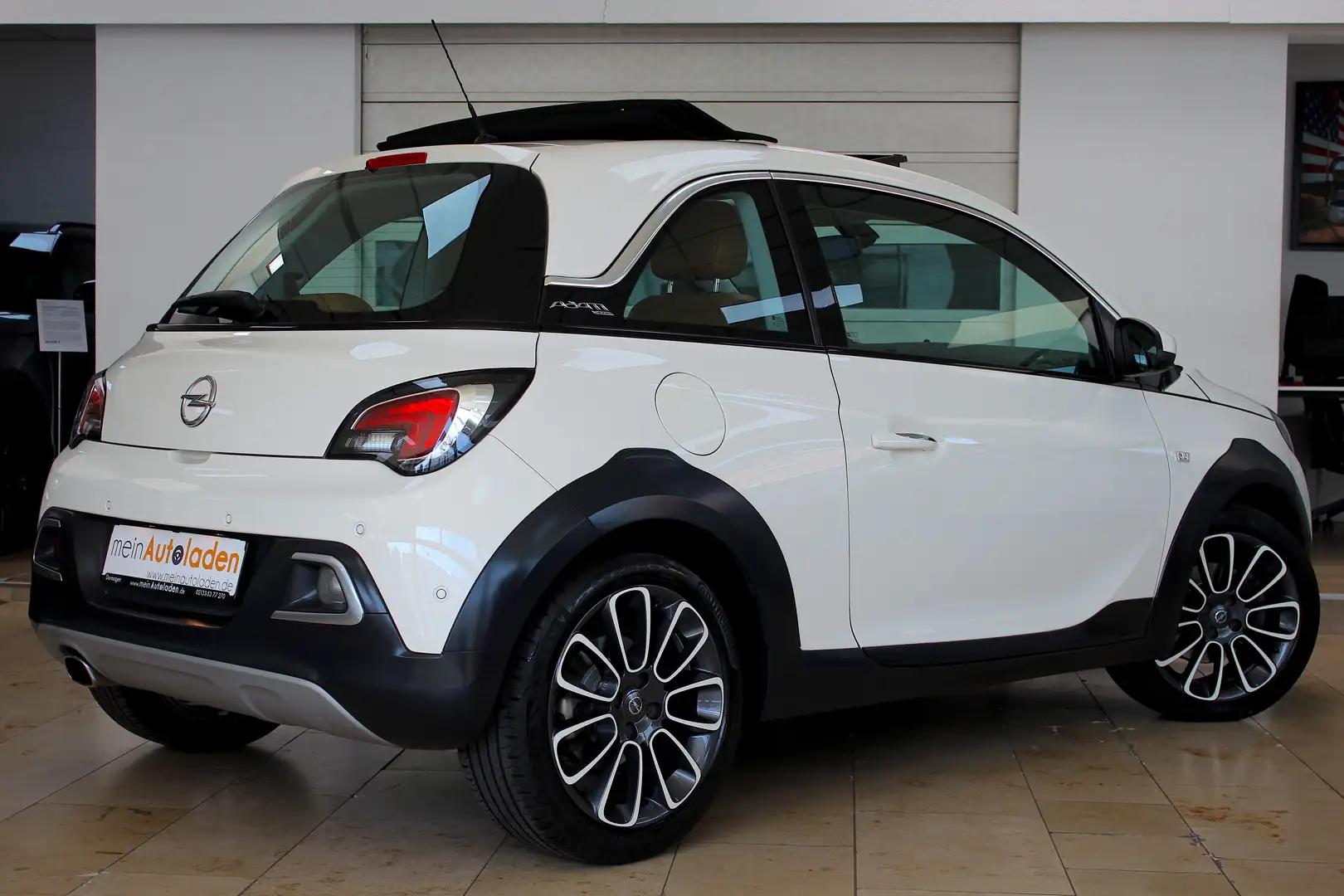 Opel Adam ROCKS OpenAir 116PS *1.HAND*LEDER*NAVI*PARKASSIST* Blanc - 2