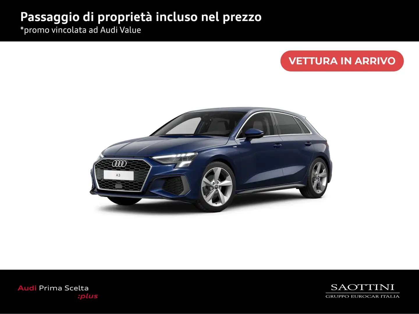 Audi A3 Sportback 35 2.0 TDI S line edition S tronic Blu/Azzurro - 1