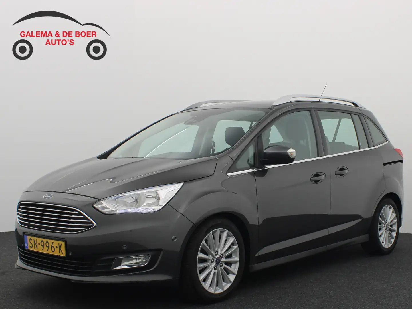 Ford Grand C-Max 1.5 150PK Titanium 7p. 7 PERSOONS / TREKHAAK / KEY Grey - 1