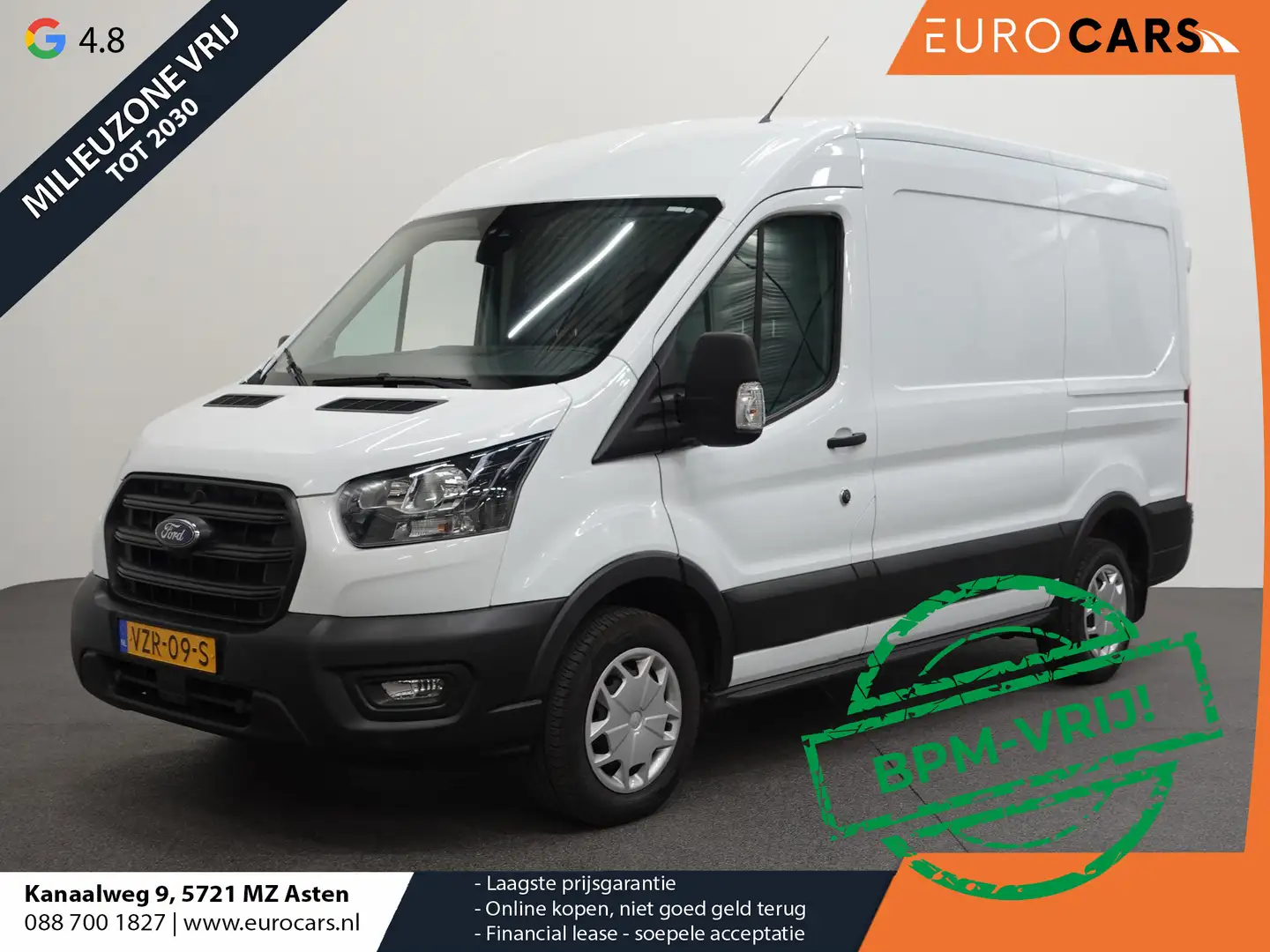 Ford Transit 310 2.0 TDCI L2H2 Trend Automaat Airco Navigatie B Bianco - 1