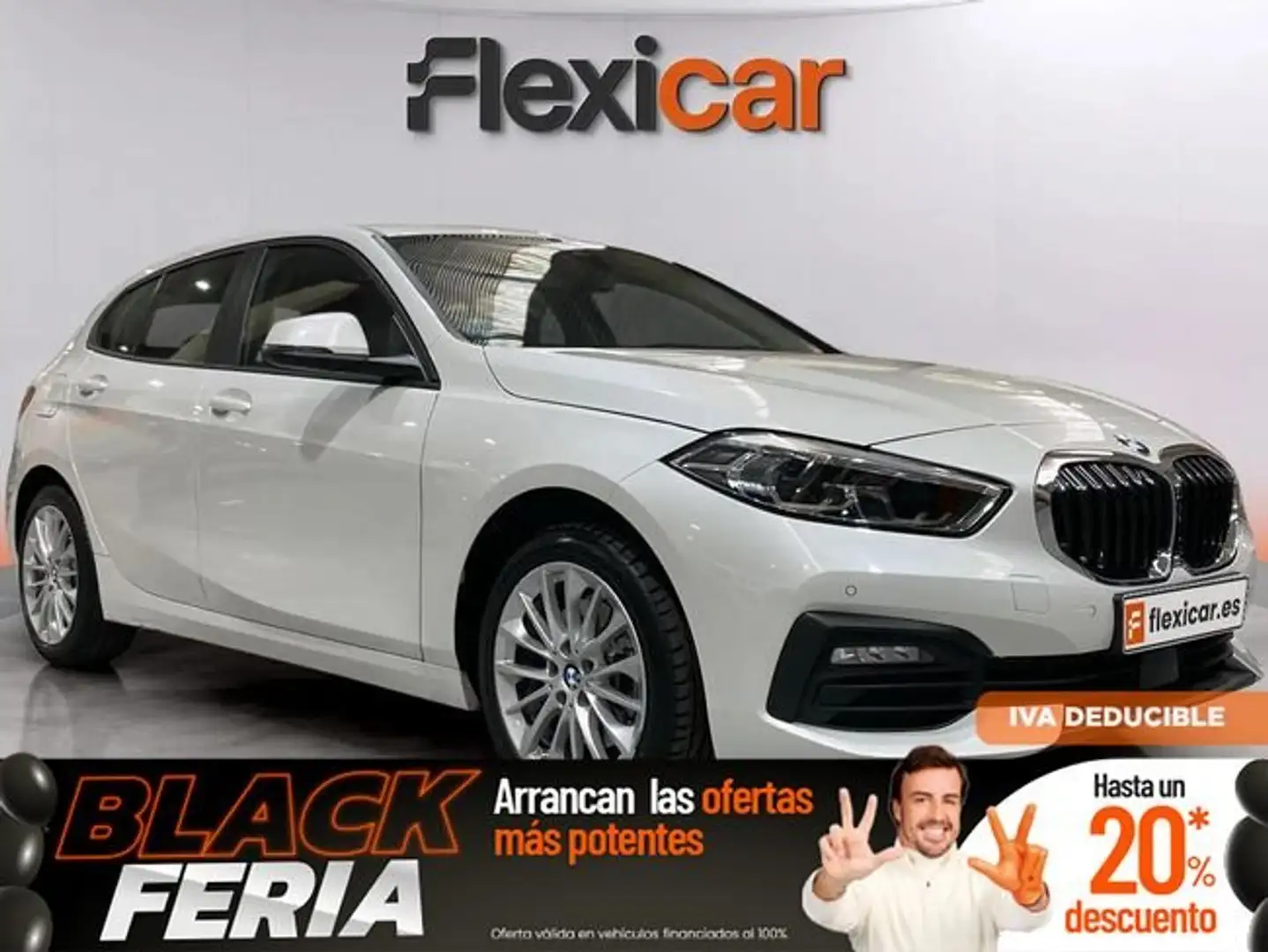 BMW 118 118i Blanc - 1