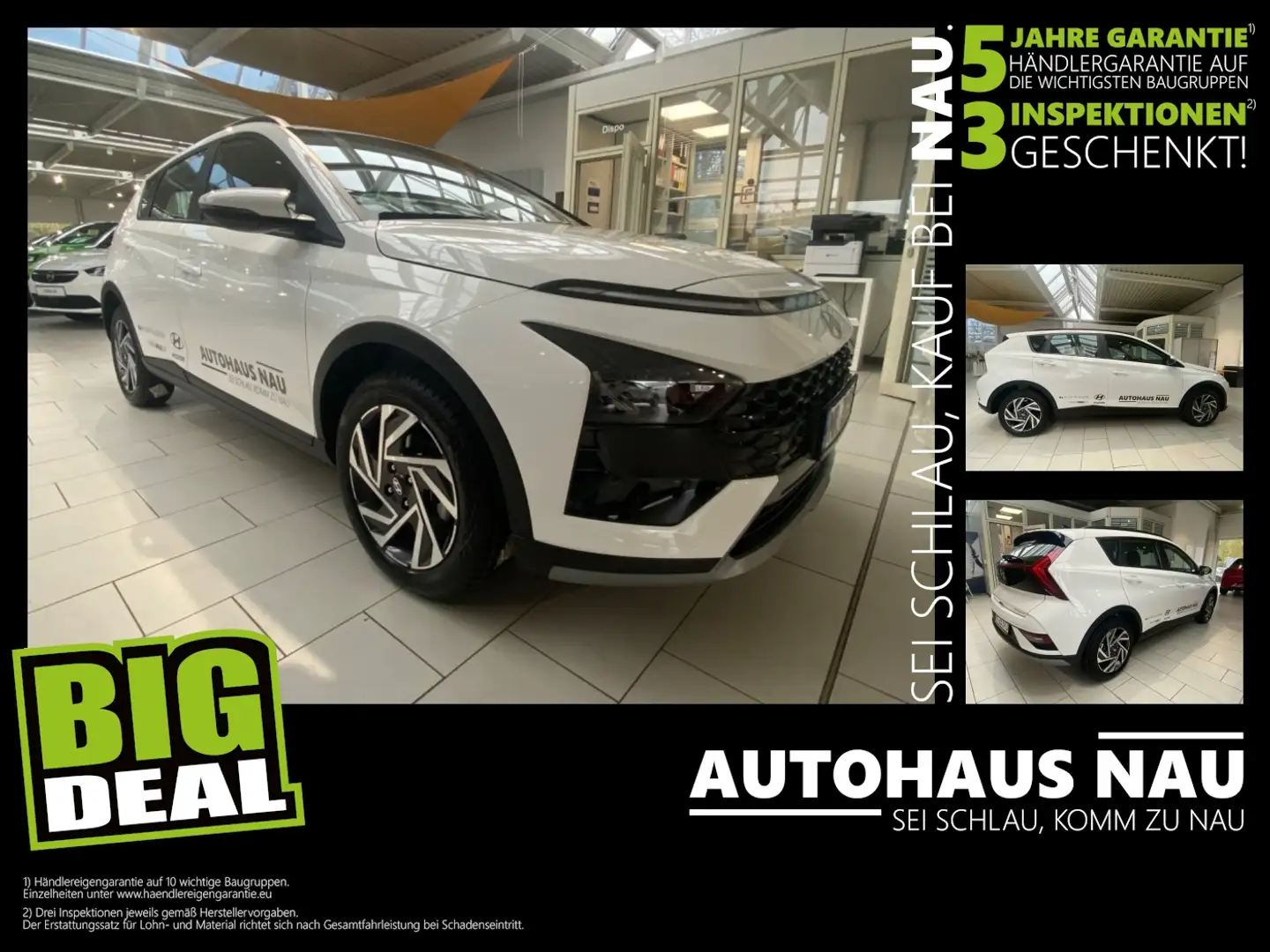 Hyundai BAYON MY 25 Trend ink. BigDeal Inspektionspaket Fehér - 1
