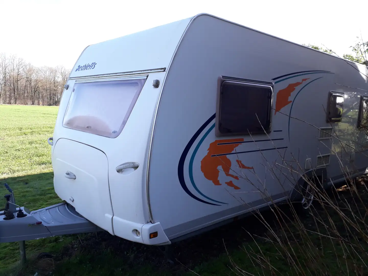 Caravans-Wohnm Dethleffs Wohnwagen Summer Edition 2002 Weiß - 1