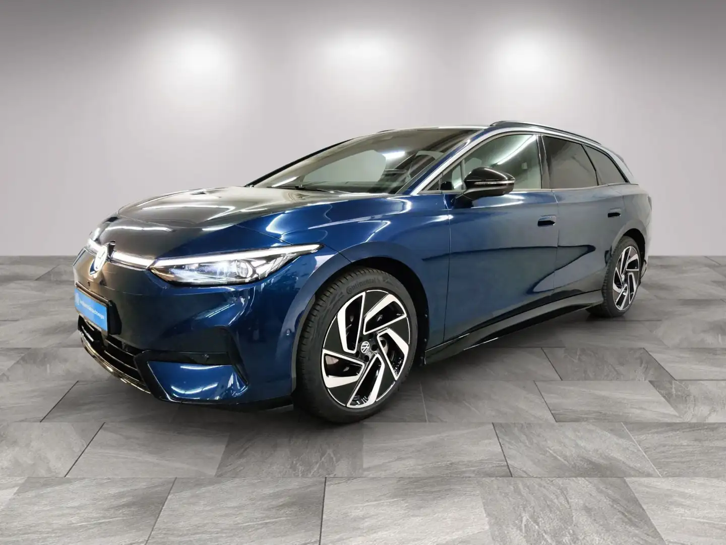 Volkswagen ID.7 Tourer Pro S 86kWh/AHK/Matrix/WäPu/01.30Gar Blau - 2