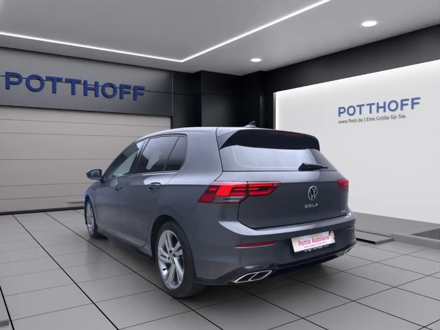 Volkswagen Golf 1.5 eTSI DSG R-LINE KLIMA ACC PDC LM17 Gris - 2