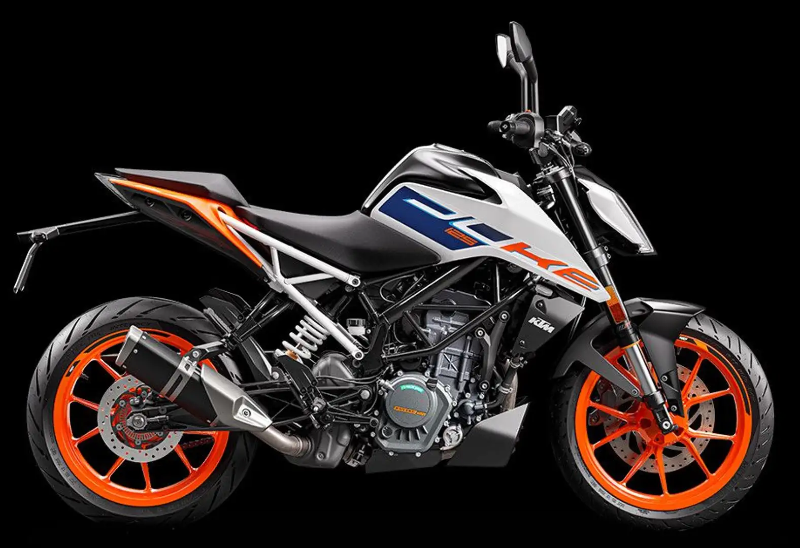 KTM 125 Duke ab € 44€ mtl. weiß Blanco - 1